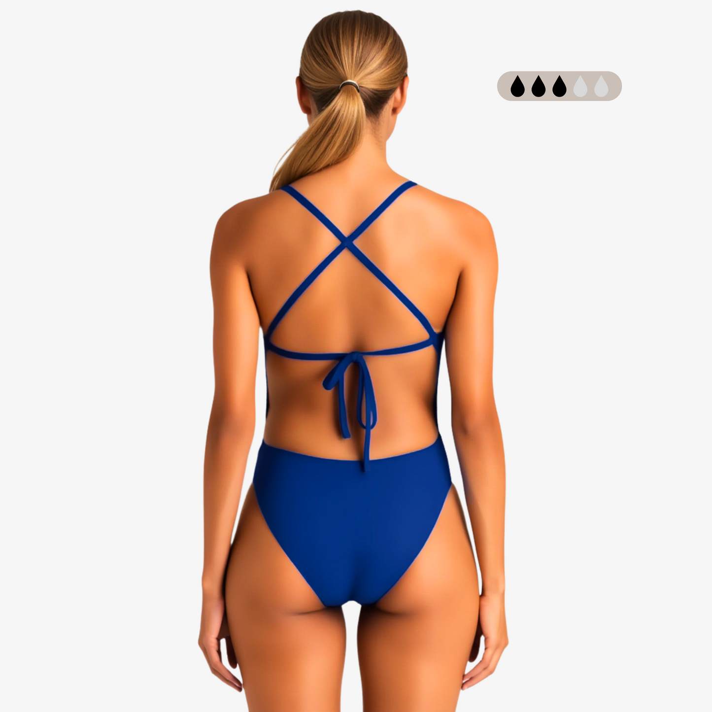 Norca SecureFlo Cobalt TieBack Swimsuit
