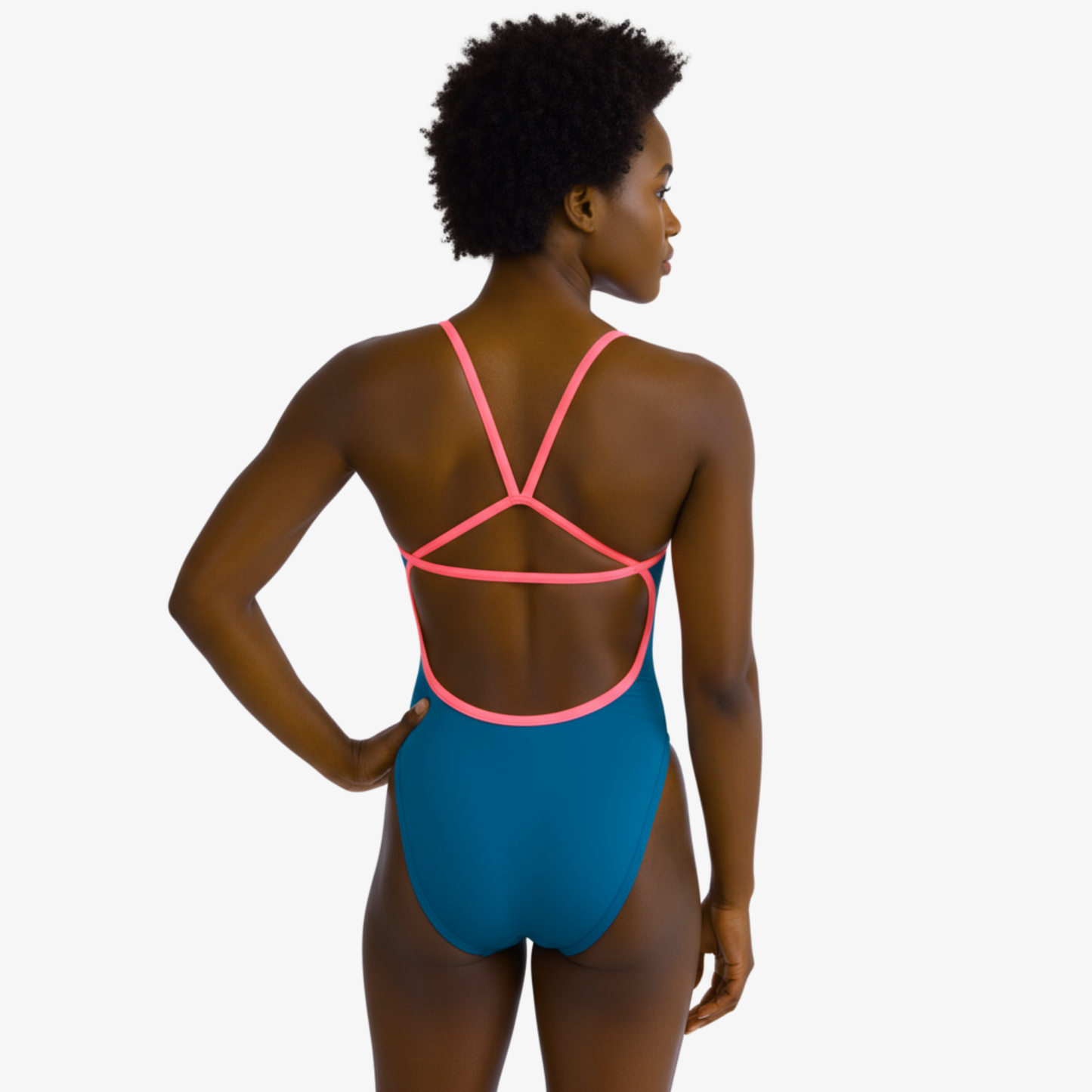 Norca Tropic Open-Back One-Piece Performance Swimsuit for Women