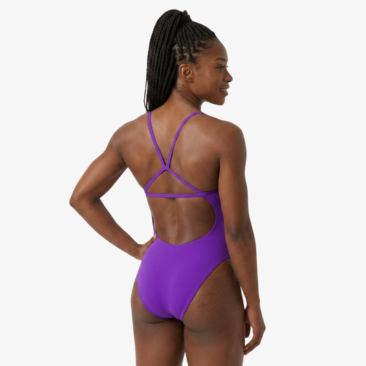 Orchid Open Back Performance Training Swimsuit by Norca - Norca Athletic Swimwear