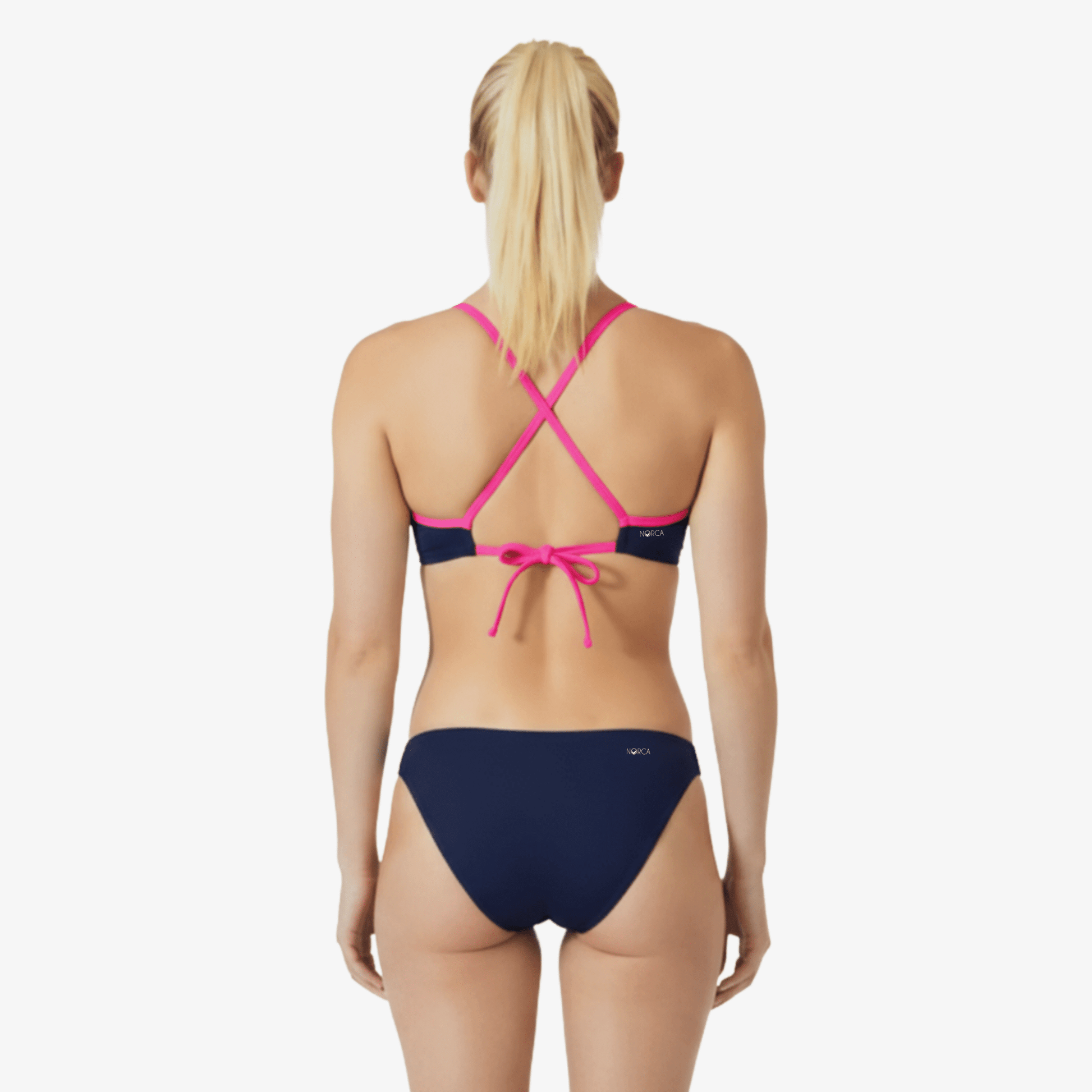 bikini top cobalt tie back back