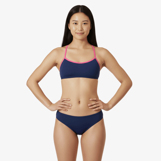 bikini-top-cobalt-tie-back-front Norca Athletic Swimwear | Norca Natation Inc.