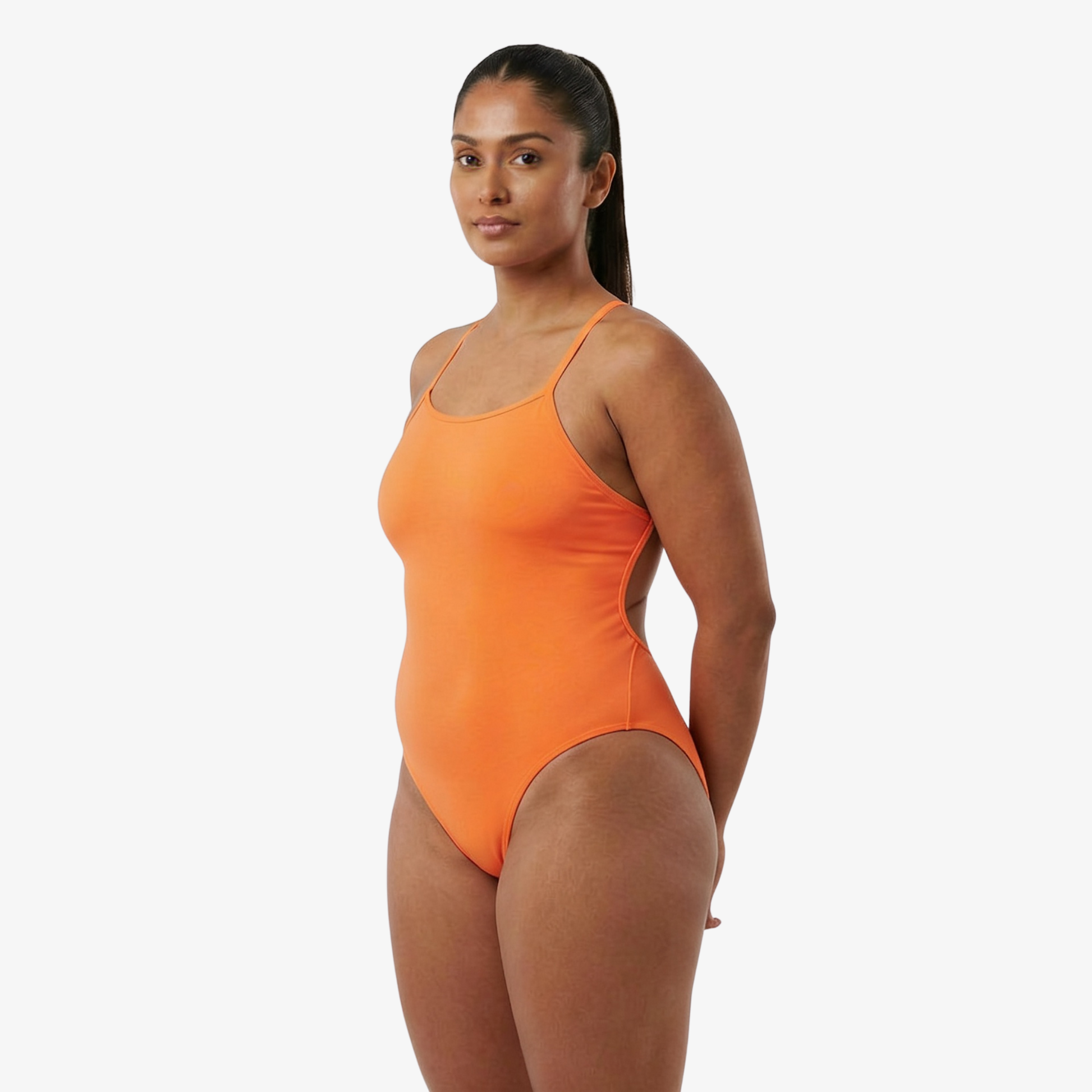 Blaze Tie-Back One-Piece Training Swimsuit by Norca - Norca Athletic Swimwear 