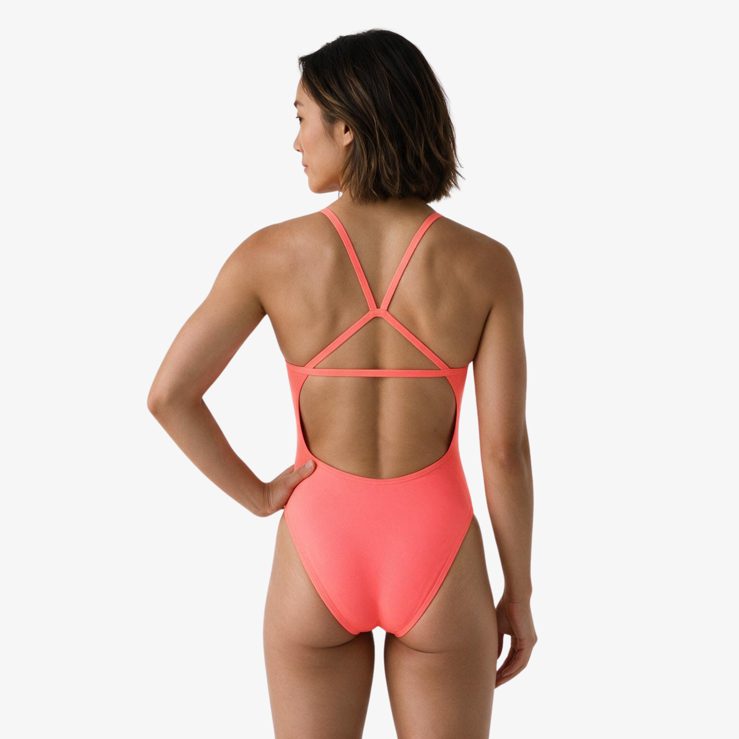 Coral Open-Back Swimsuit by Norca