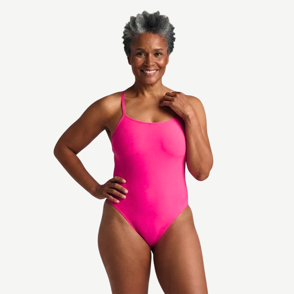 Flamingo Luxe-Back One-Piece Training Swimsuit - Norca Athletic Swimwear
