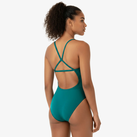 Jade Open Back One-Piece Swimsuit - Norca Athletic Swimwear 