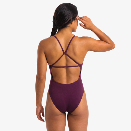 Merlot Open-Back Swimsuit by Norca