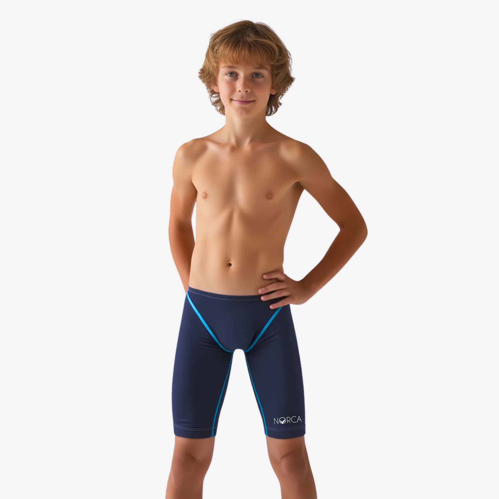 Norca StealthLine Boys Jammer - Indigo - Norca Athletic Swimwear | Norca Natation Inc.