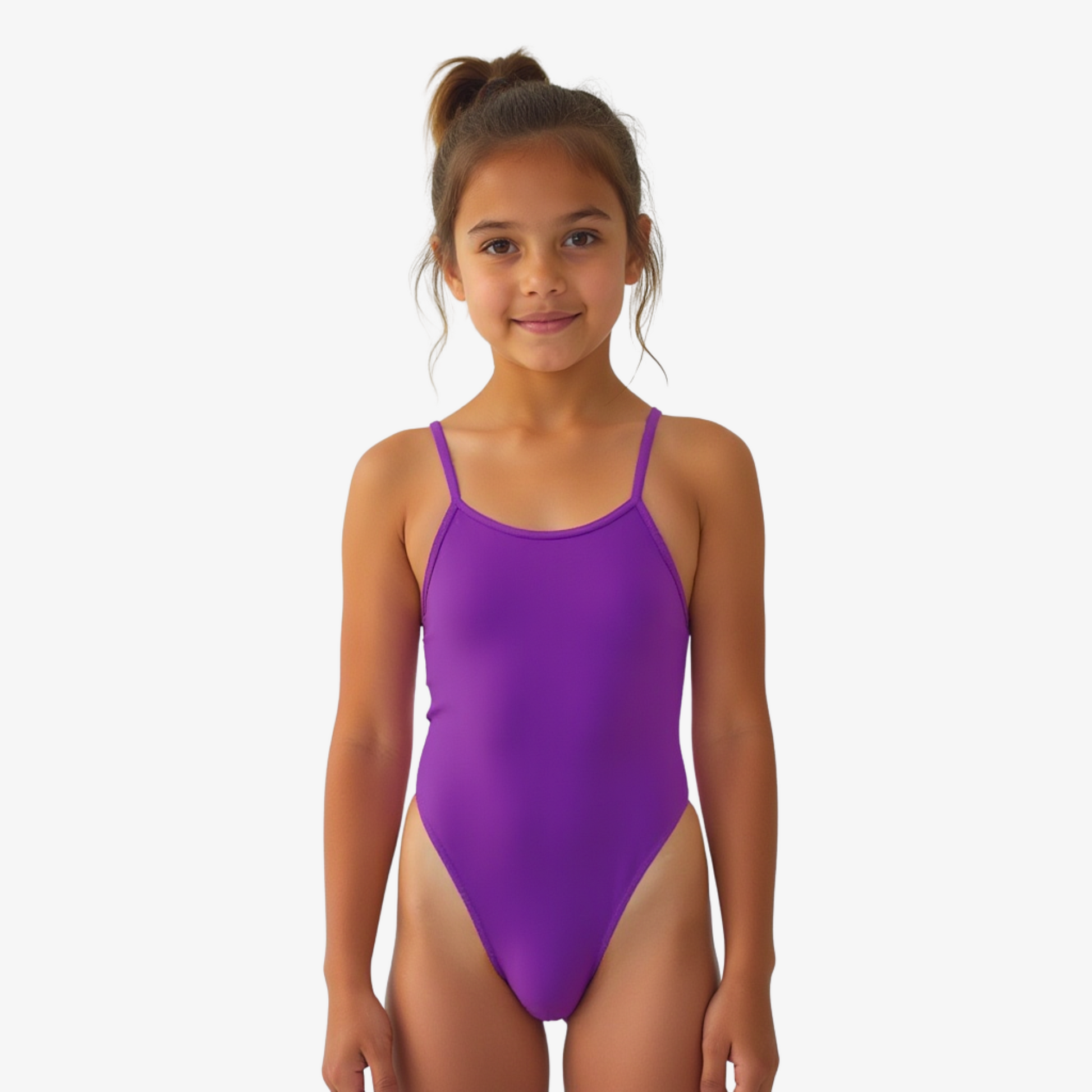 Norca Girls Orchid Open Back Training Swimsuit - Norca Athletic Swimwear | Norca Natation Inc.