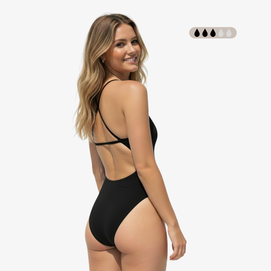 SecureFlo Onyx X-Back Period Training Swimsuit by Norca - Norca