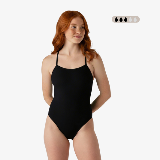 Norca SecureFlo Onyx X-Back Period Swimwear