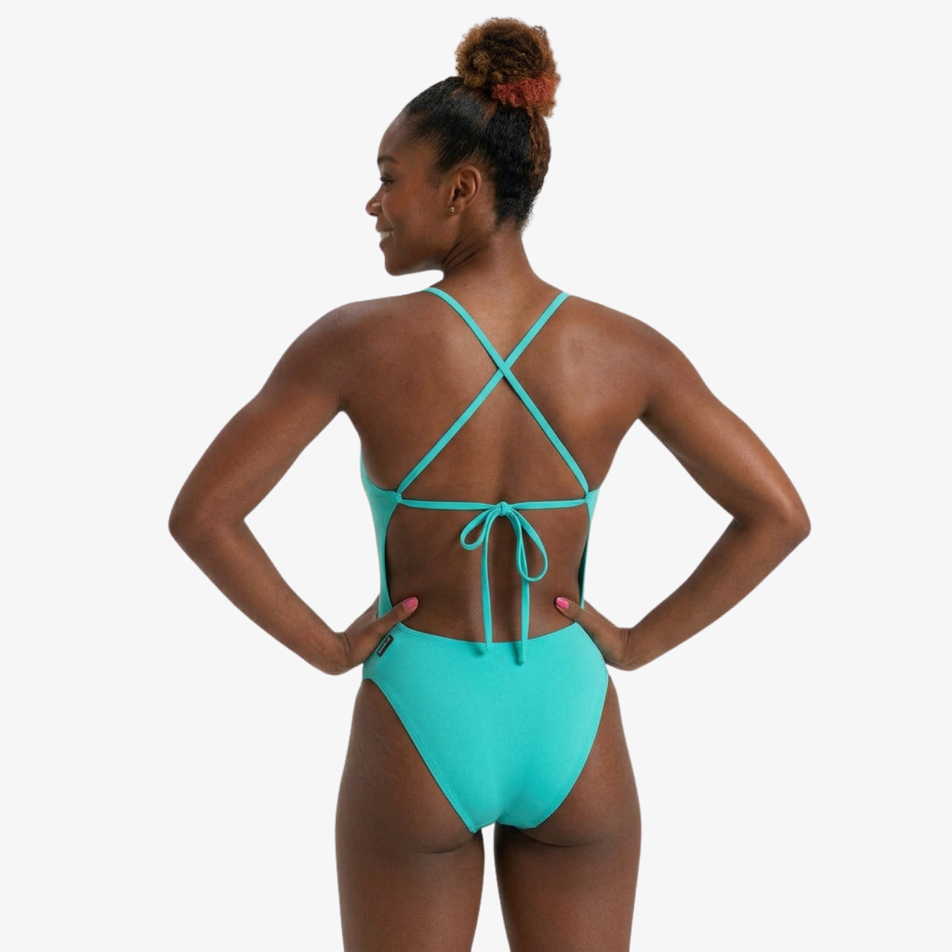 Ocean Tie-Back One-Piece Training Swimsuit by Norca - Norca Athletic Swimwear 