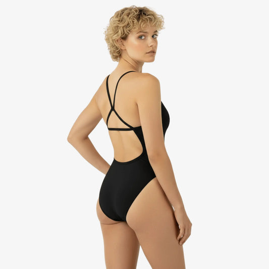 Onyx Open Back Performance Training Swimsuit - Norca Athletic Swimwear 