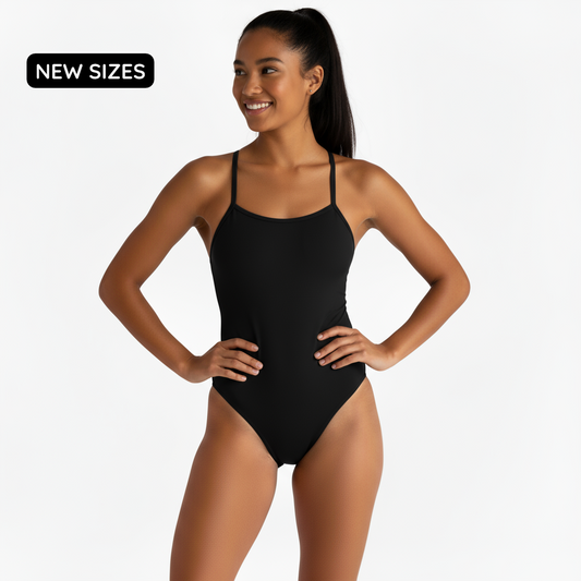 Onyx Open Back Performance Training Swimsuit by Norca - Norca Athletic Swimwear
