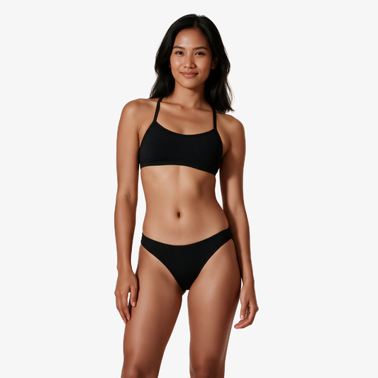 Onyx Tie-Back Bikini Top by Norca