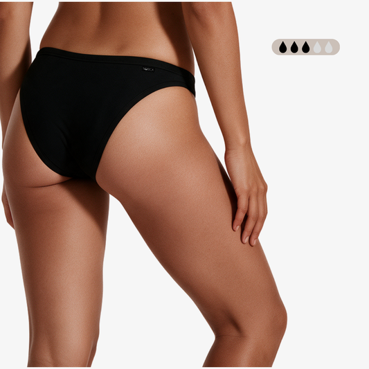 SecureFlo Onyx Bikini Bottom – Women’s Athletic Swimwear - Norca Athletic Swimwear