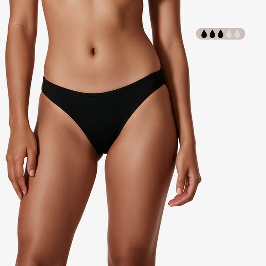 SecureFlo Onyx Period Bikini Bottom