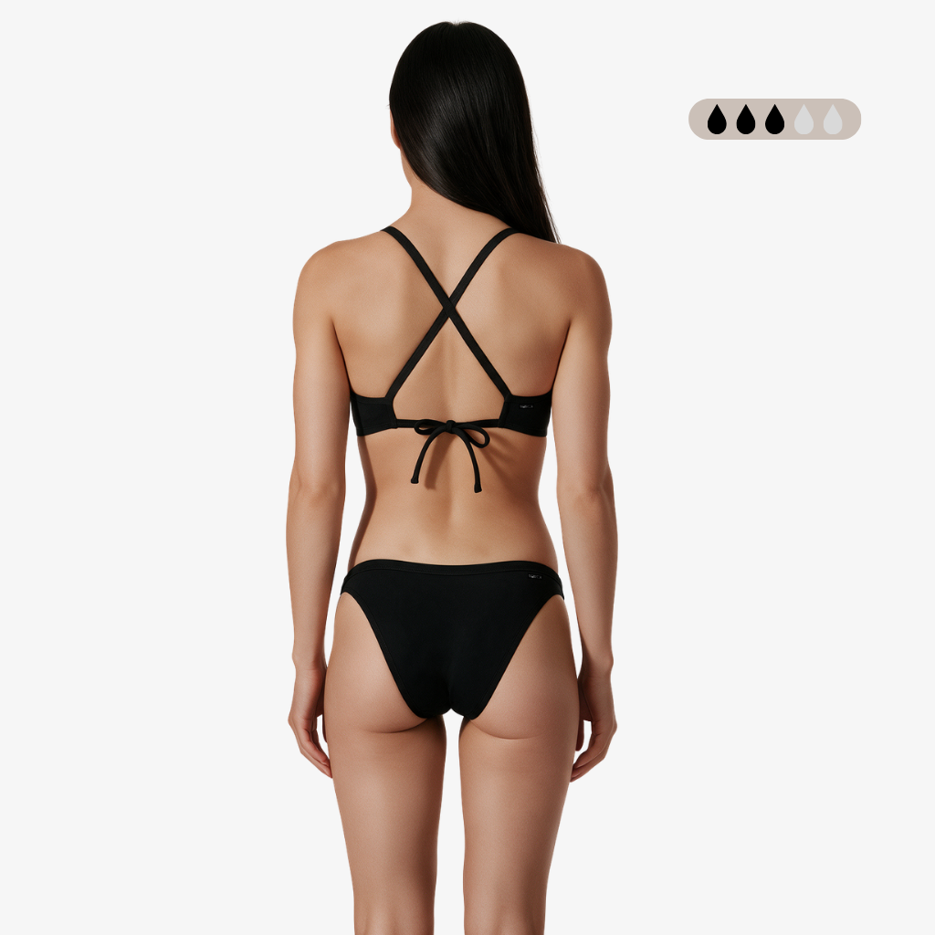 SecureFlo Onyx Period Bikini Bottom