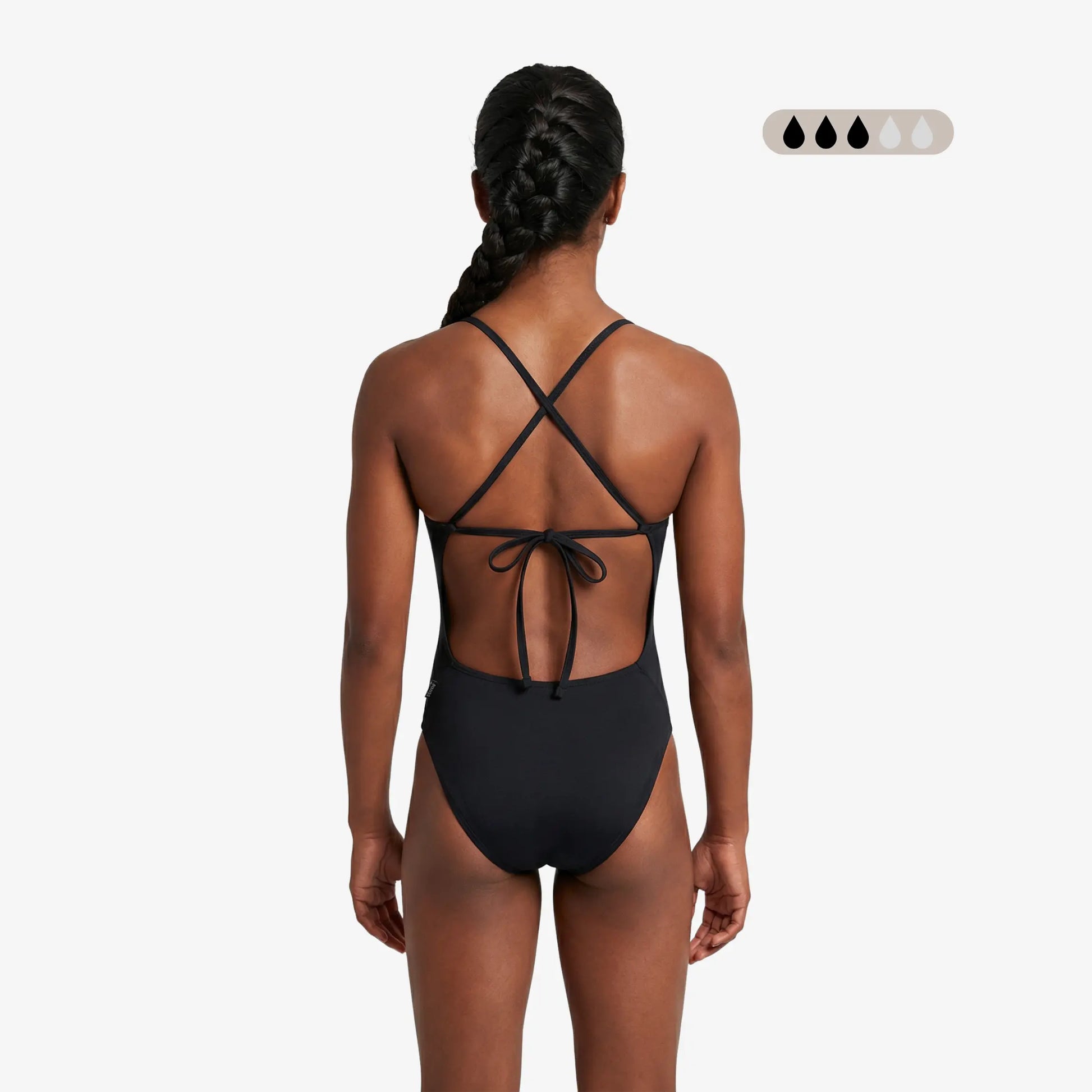 SecureFlo Onyx Tie-Back Swimsuit