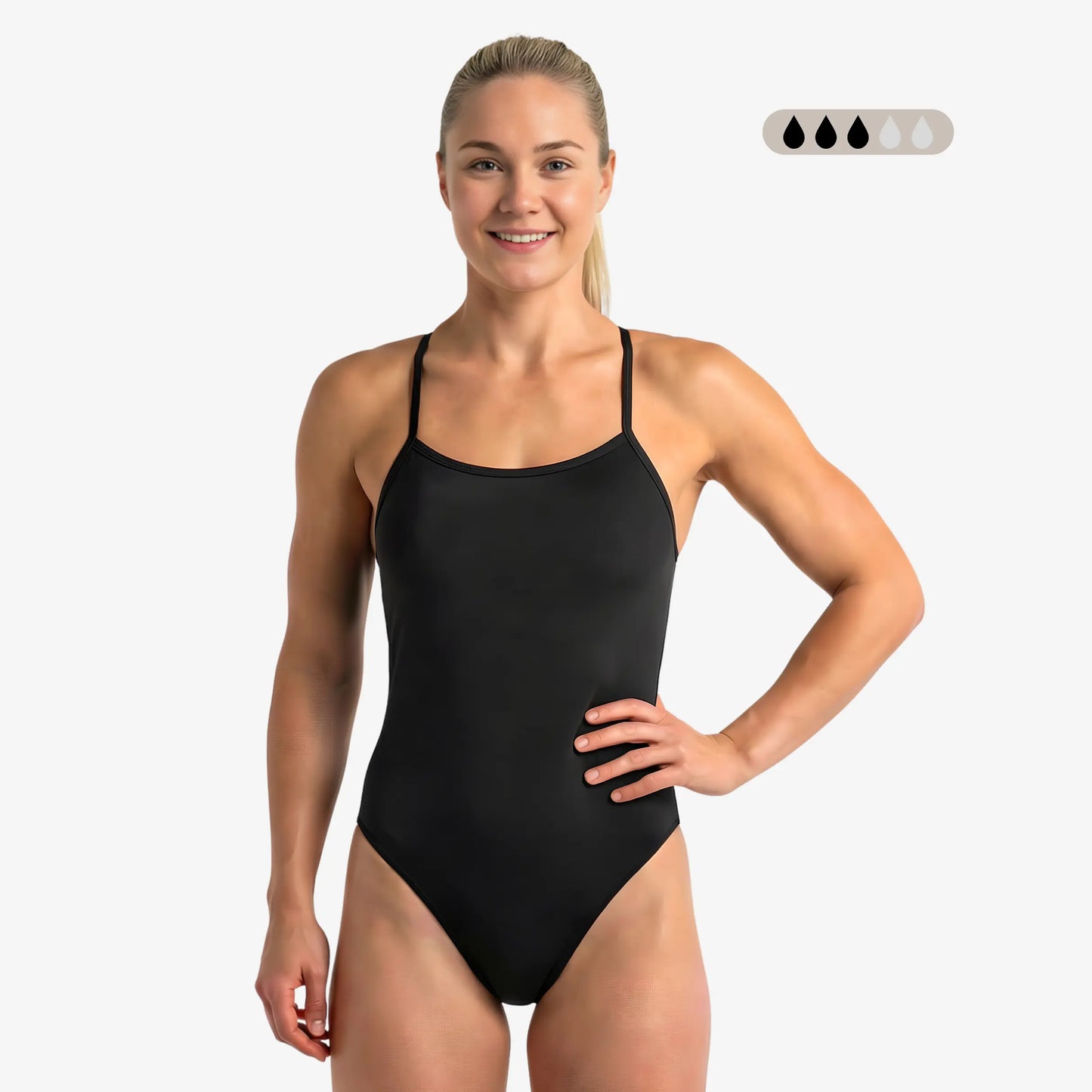 SecureFlo Onyx Tie-Back Swimsuit