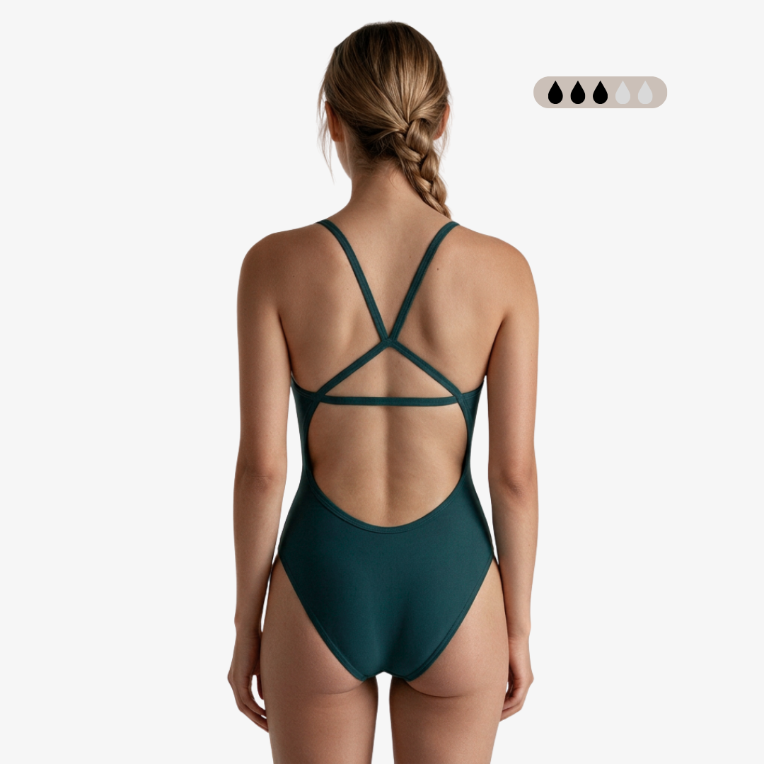 SecureFlo Palm Open-Back Period Swimsuit by Norca