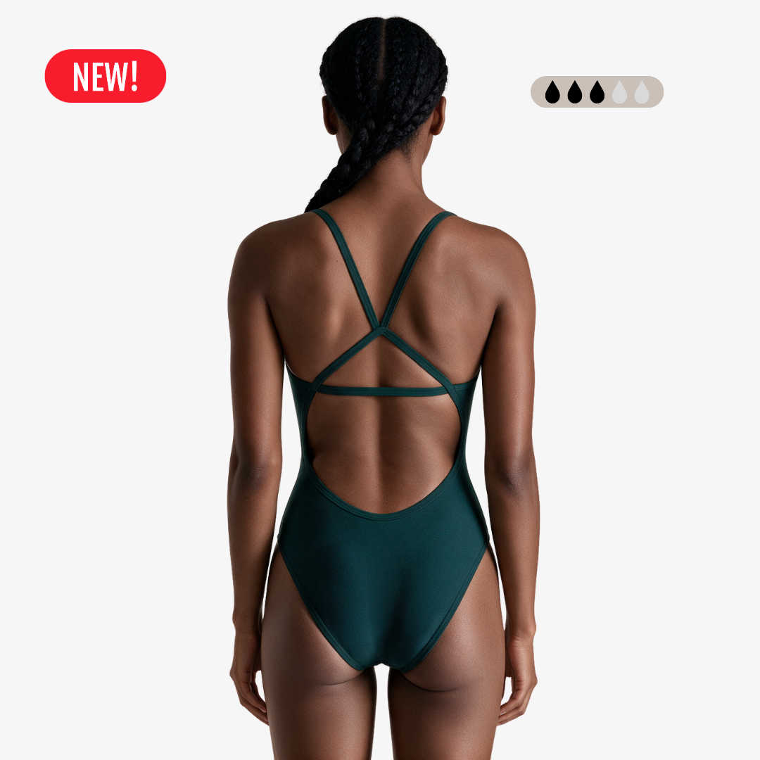 SecureFlo Palm Open-Back Period Swimsuit by Norca