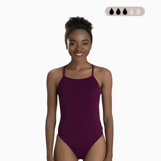 SecureFlo Merlot X-Back One-Piece: Period-Proof Swimsuit