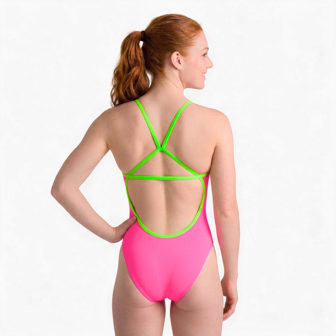 Watermelon Open-Back Swimsuit by Norca