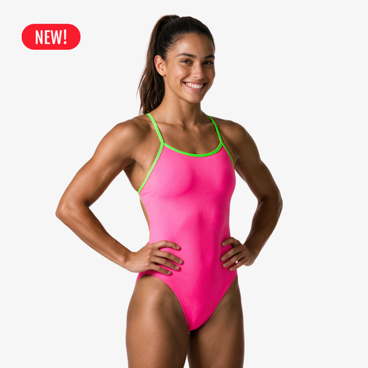 Watermelon Open-Back Swimsuit by Norca