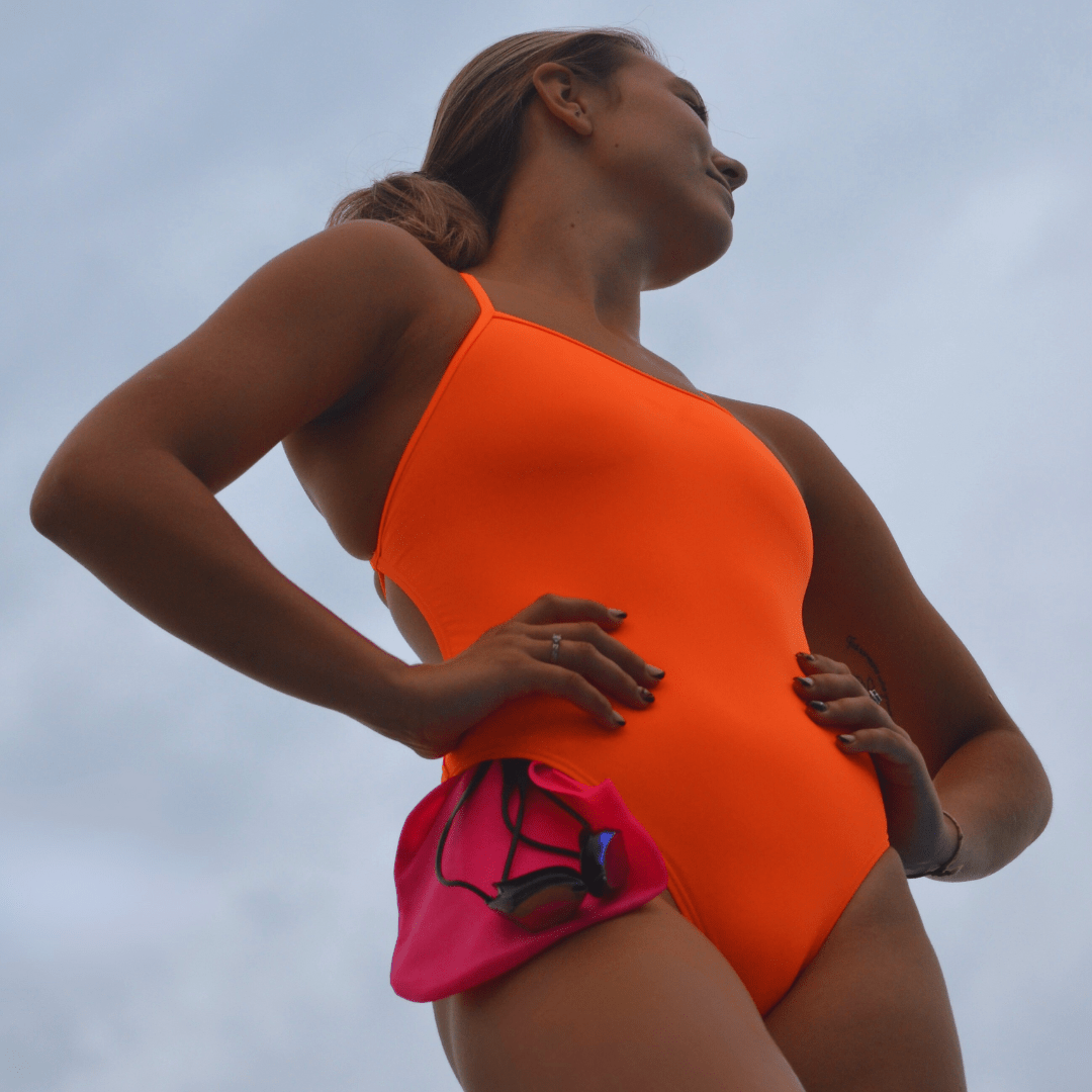 Blaze Tie - Back One - Piece Training Swimsuit by Norca - Norca Athletic Swimwear | Norca Natation Inc.