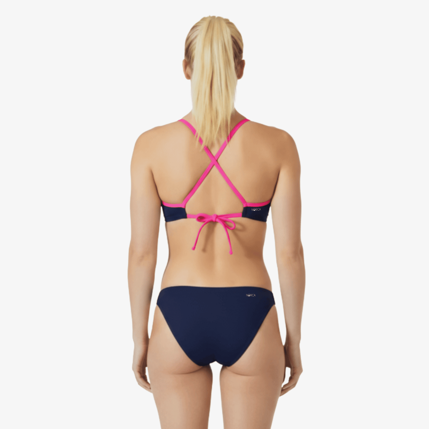 bikini top cobalt tie back back