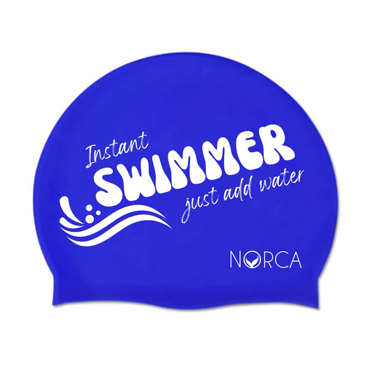 Instant Swimmer Just Add Water - Silicone Swim Cap Norca Athletic Swimwear | Norca Natation Inc.
