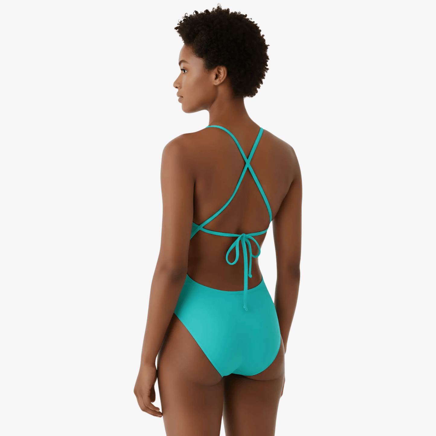 Ocean Tie - Back One - Piece Training Swimsuit by Norca - Norca Athletic Swimwear | Norca Natation Inc.