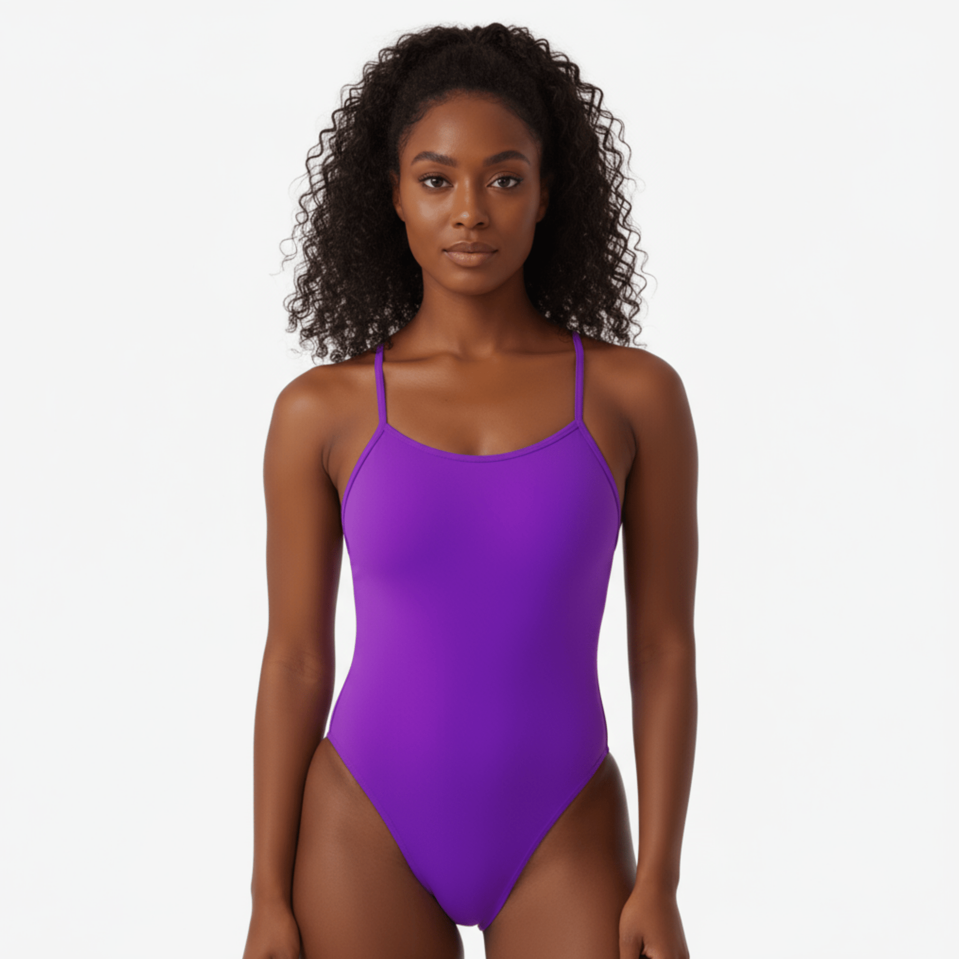 Orchid Open Back Performance Training Swimsuit by Norca - Norca Athletic Swimwear | Norca Natation Inc.