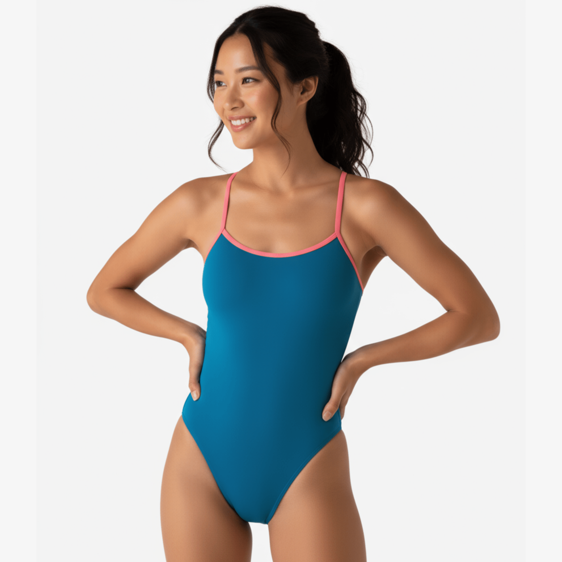 Tropic Open - Back One - Piece Performance Swimsuit by Norca - Norca Athletic Swimwear | Norca Natation Inc.